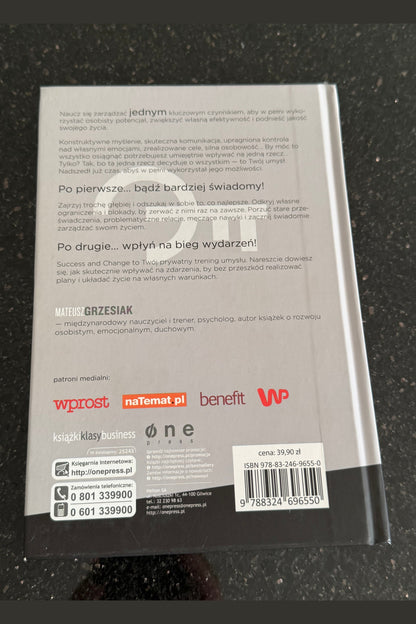 🇵🇱Polish Book - Mateusz Grzesiak - Sukces And Change