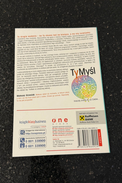 🇵🇱Polish Book - Mateusz Grzesiak - Ty myśl… inaczej zrobia to za ciebie