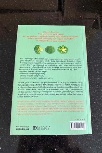 Polish 🇵🇱 Book - Max Lugavere - Jedz jak Geniusz