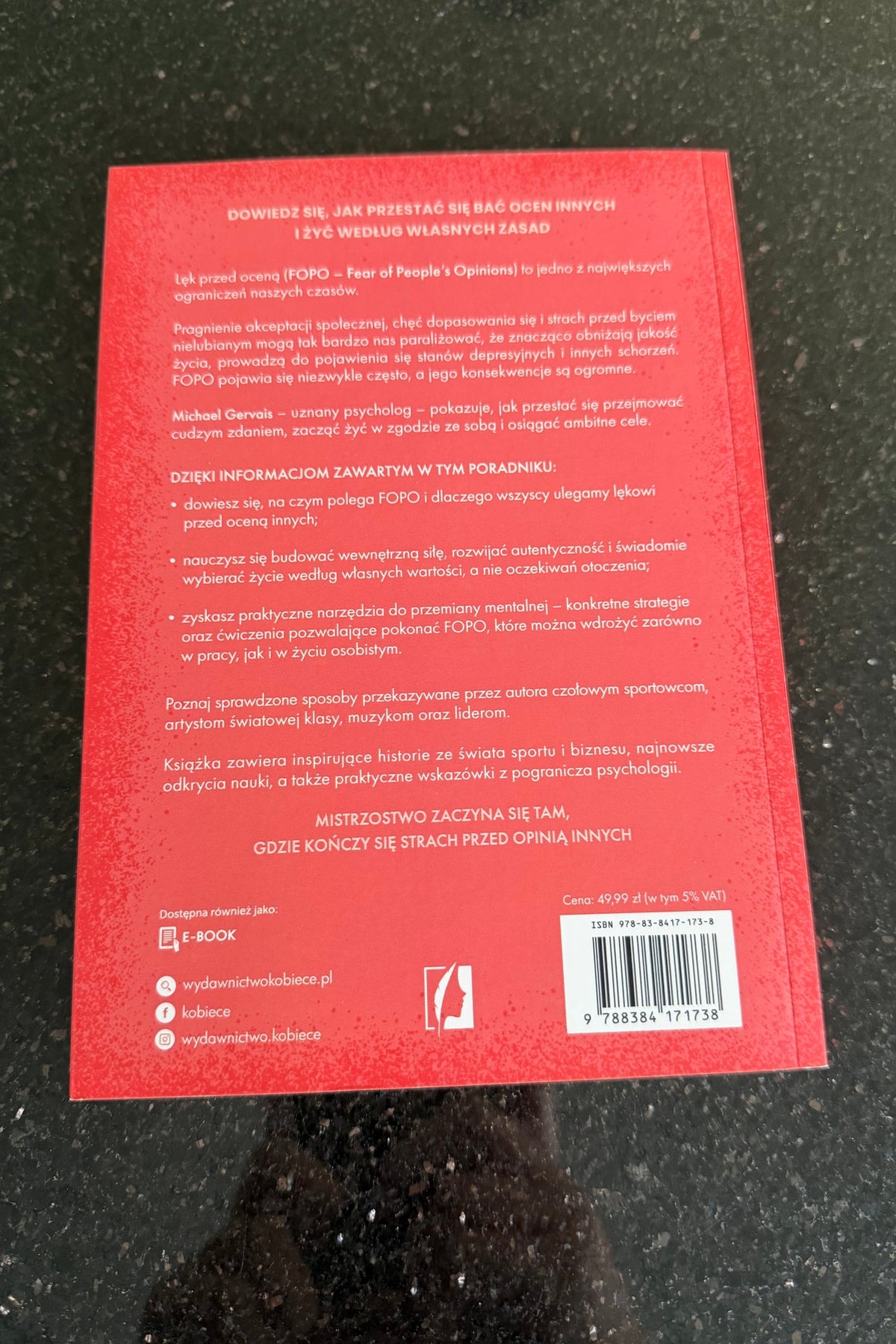 Polish 🇵🇱 Book - Michael Gervais - Sila Autentycznosci Siła Autentyczności
