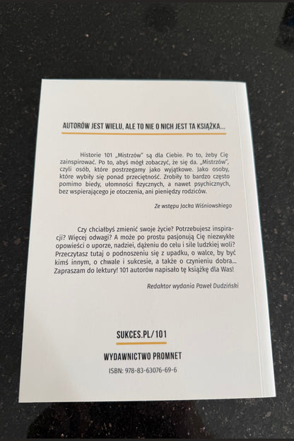 🇵🇱Polish Book - Mistrzowie Czyli 101 Insprujacych Historii Ludzi Sukcesu