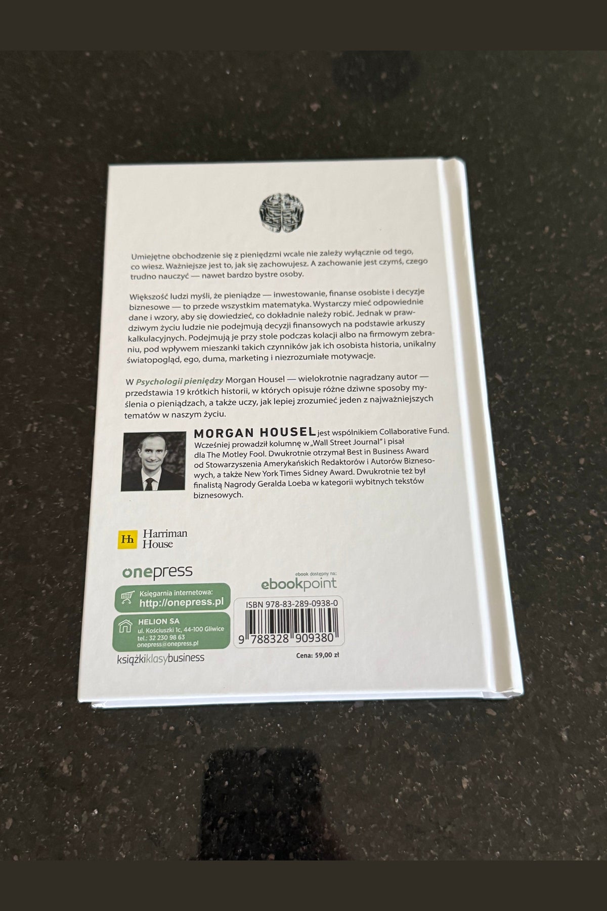🇵🇱Polish Book - Morgan Housel - Psychologia Pieniedzy Pieniędzy