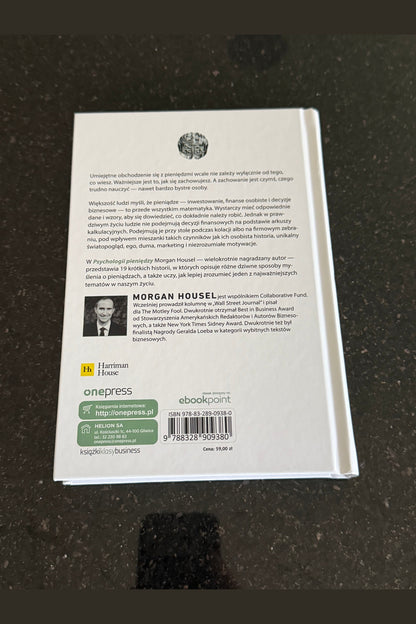 🇵🇱Polish Book - Morgan Housel - Psychologia Pieniedzy Pieniędzy