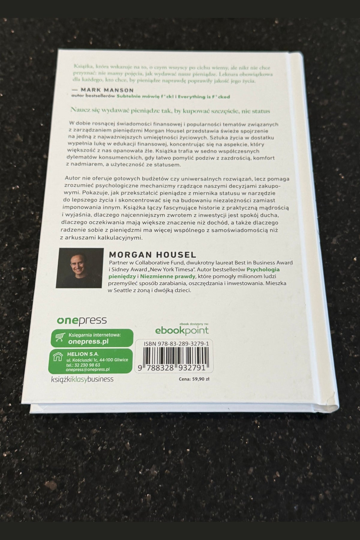 🇵🇱Polish Book - Morgan Housel - Sztuka Wydawania Pieniędzy