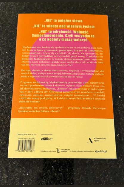 🇵🇱Polish Book - Natalia Waloch - Bo nie! Zacznij odmawiac i zyc po swojemu