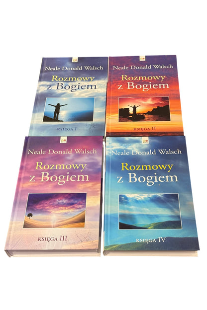 Polish 🇵🇱 Book - Neale Donald Walsch - Rozmowy z Bogiem 1,2,3,4 Full Pakiet
