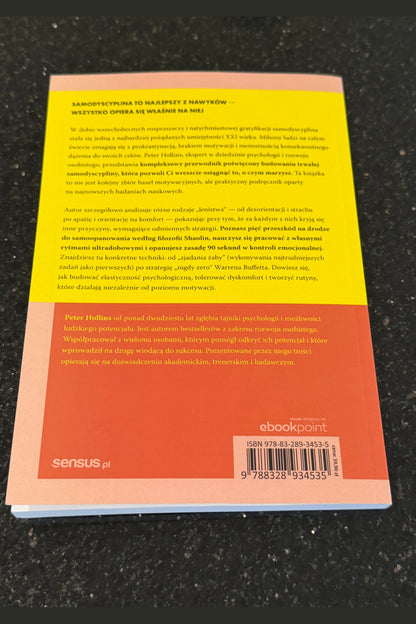 🇵🇱Polish Book - Peter Hollins - Jak robic rzeczy, których nie chcesz robic. Samodyscyplina, która daje wolnosc