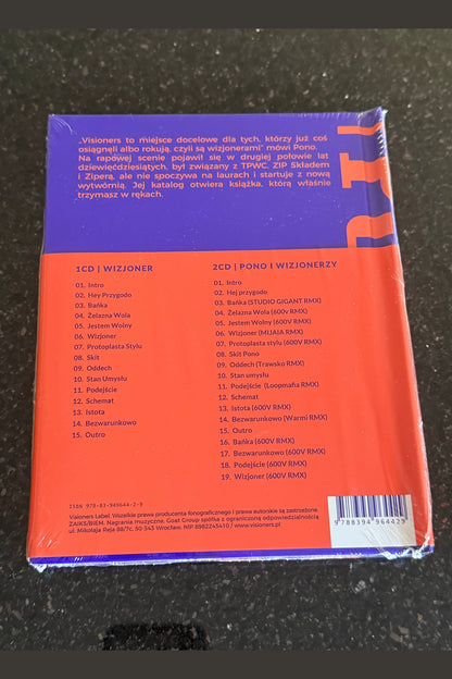 Polish 🇵🇱 Book - Pono - Szczerze Book + 2CD Zip Sklad Prosto Polski Hip Hop Polish Hip Hop - Next Day Delivery