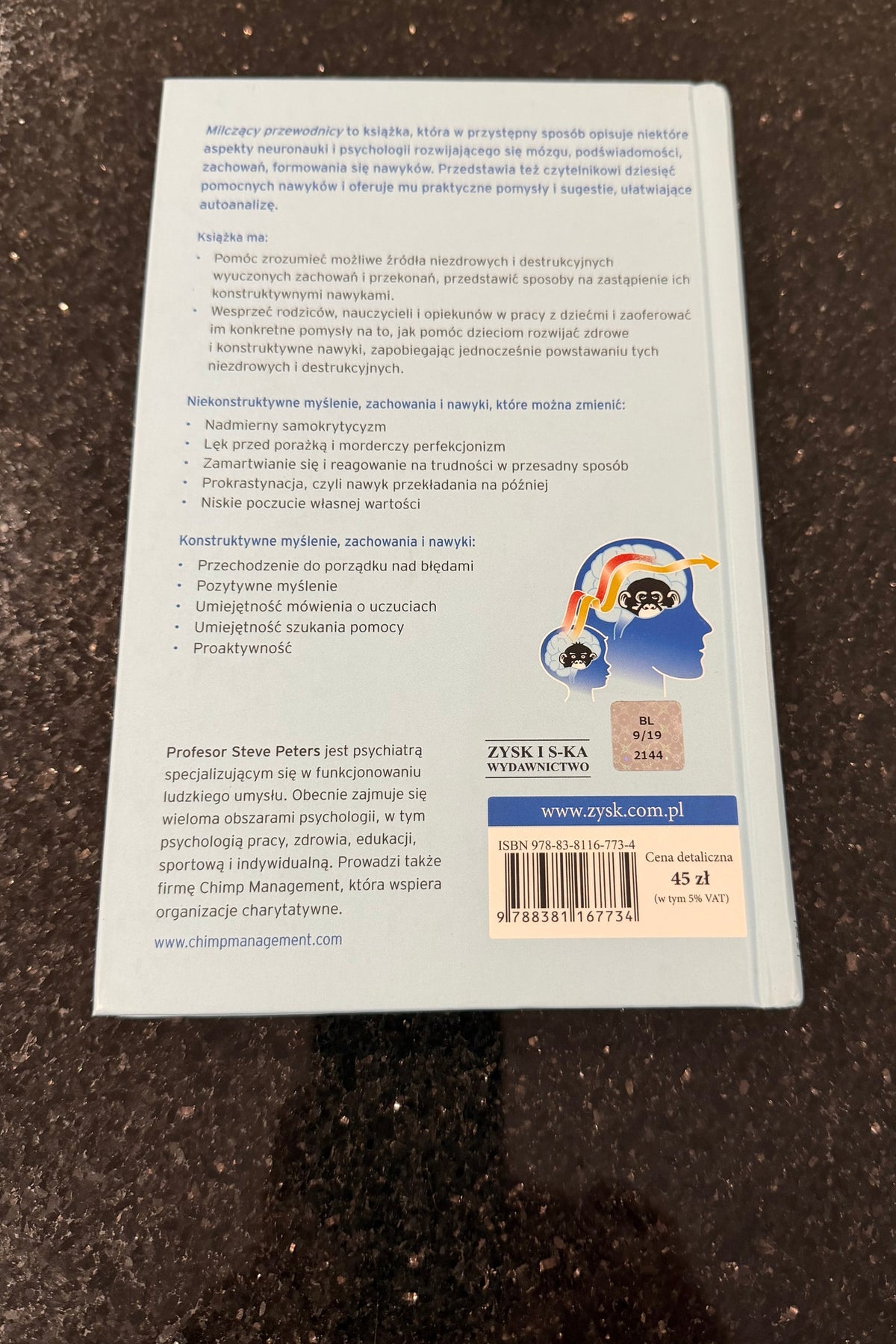 🇵🇱Polish Book - Prof. Steve Peters - Milczacy Milczący Przewodnicy