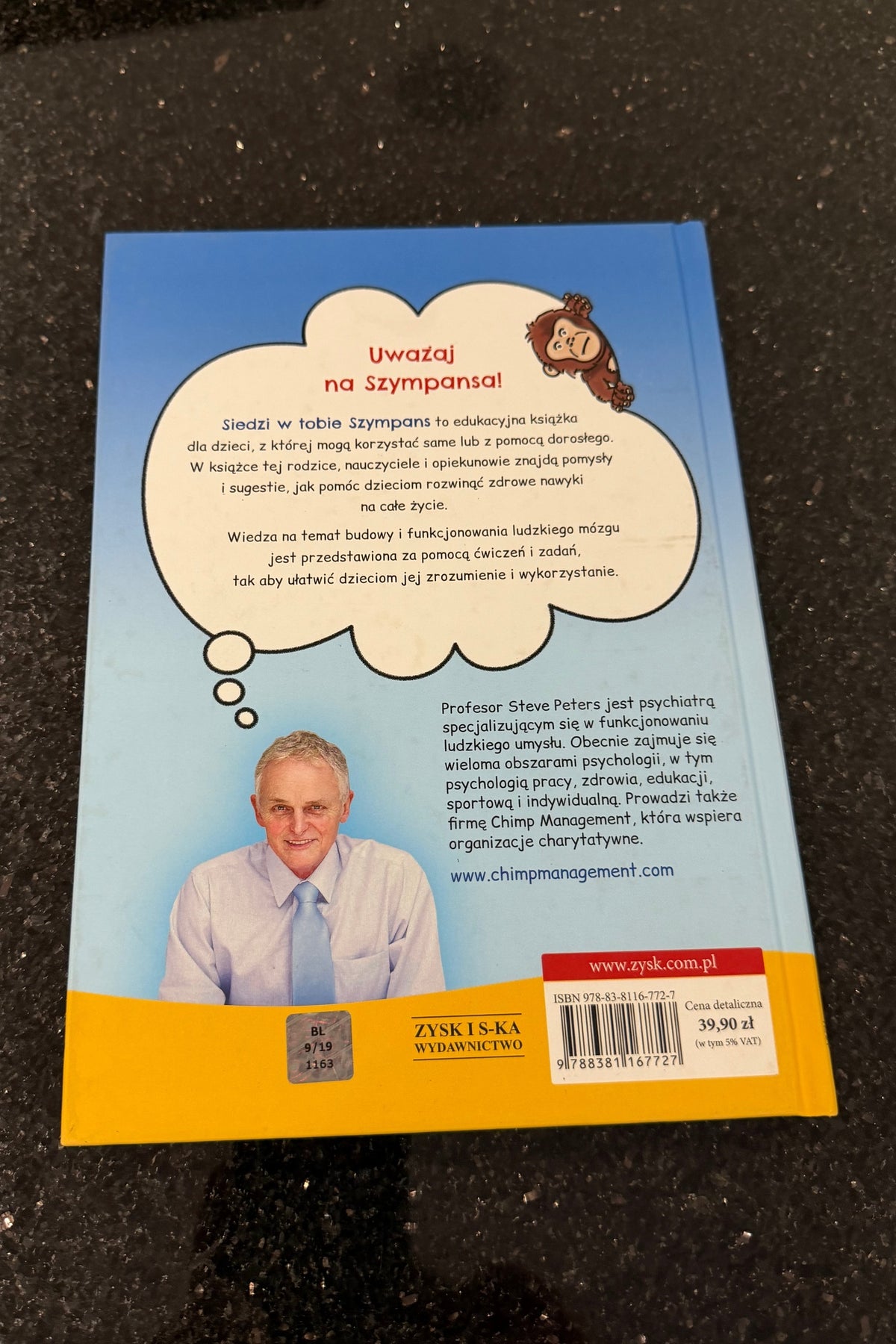 🇵🇱Polish Book - Prof. Steve Peters - Siedzi w Tobie Szympans