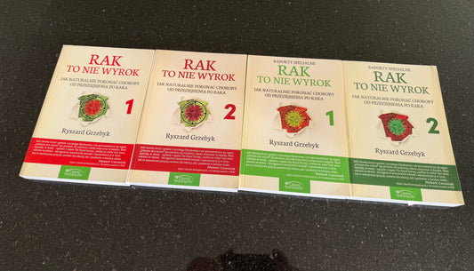 Polish 🇵🇱 Book - Rak to nie wyrok. Pakiet 4 tomów Rak to nie wyrok Pakiet 4 tomow First Edition - 1-wsze wydanie