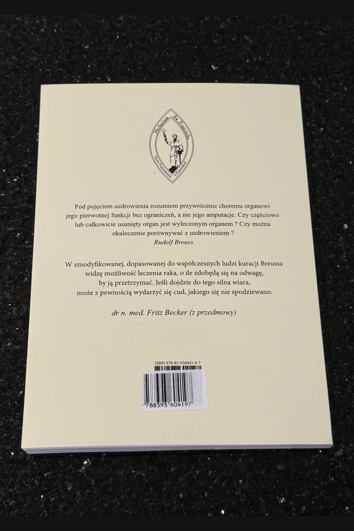 Polish 🇵🇱 Book - Rudolf Breuss - Kuracja Breussa