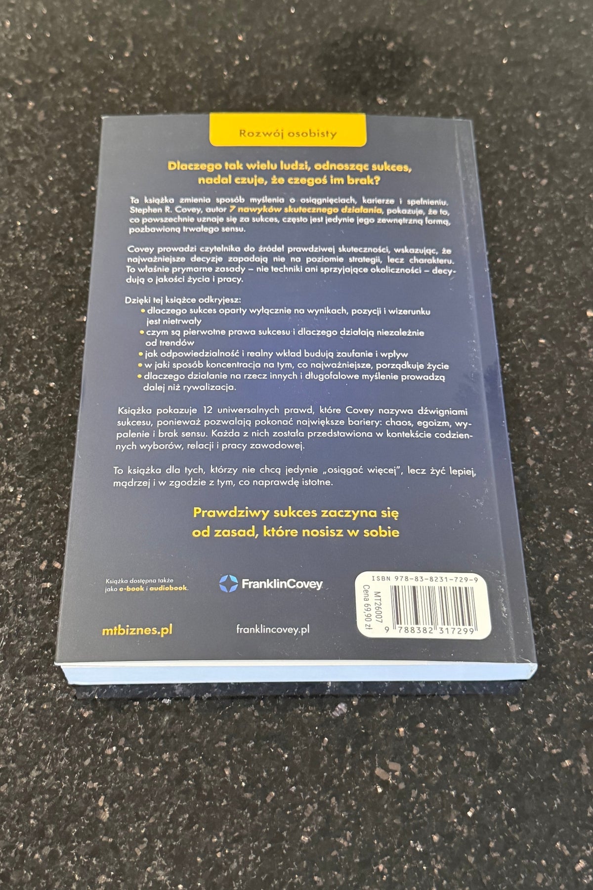 🇵🇱Polish Book - Stephen R.Covey - 12 Nieoczywistych Praw Sukcesu