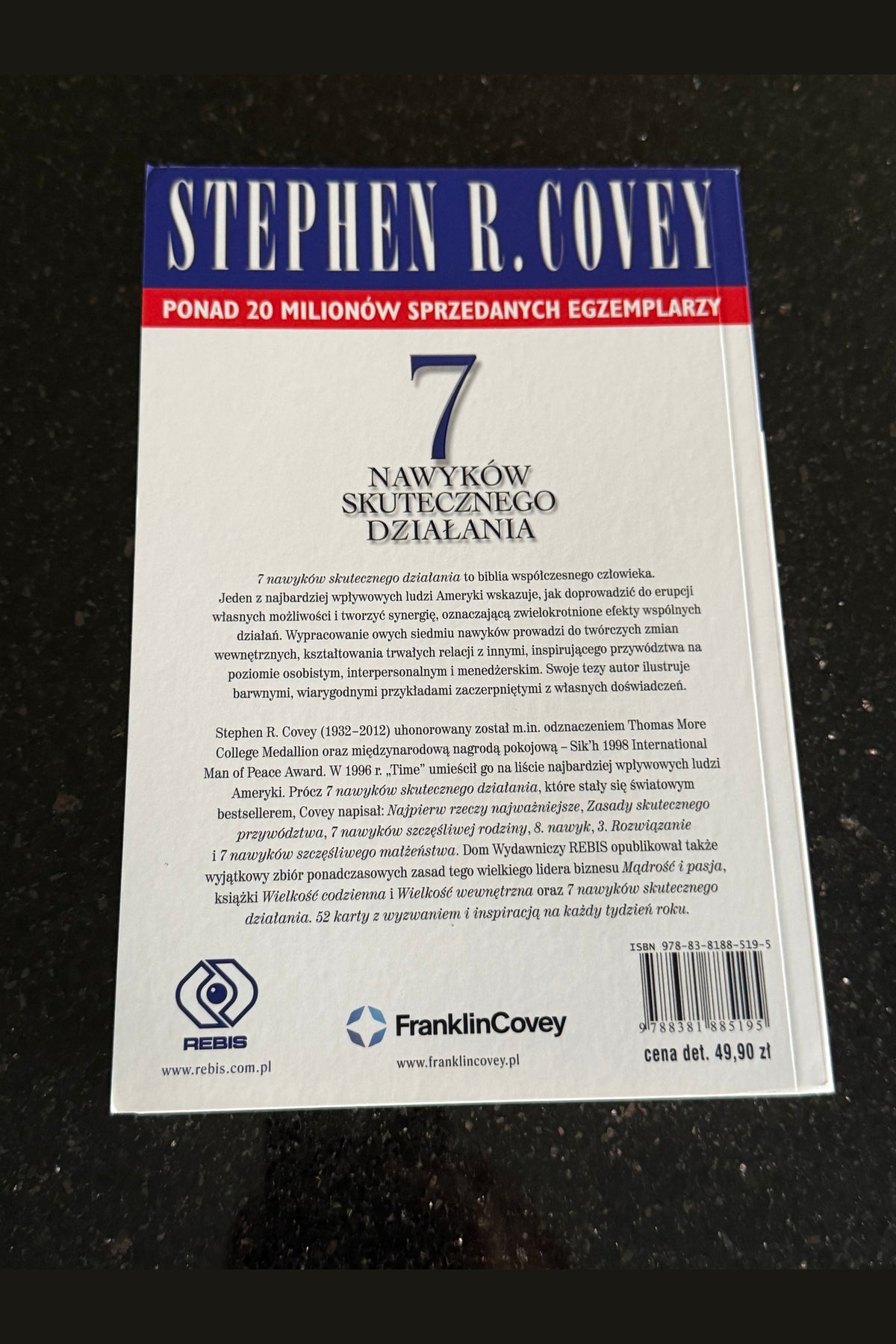 Polish 🇵🇱 Book - Stephen R. Covey - 7 Nawyków Skutecznego Działania 7 nawykow skutecznego dzialania