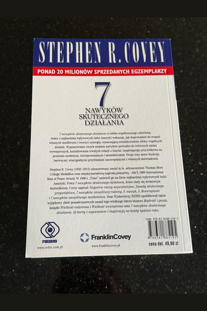 Polish 🇵🇱 Book - Stephen R. Covey - 7 Nawyków Skutecznego Działania 7 nawykow skutecznego dzialania