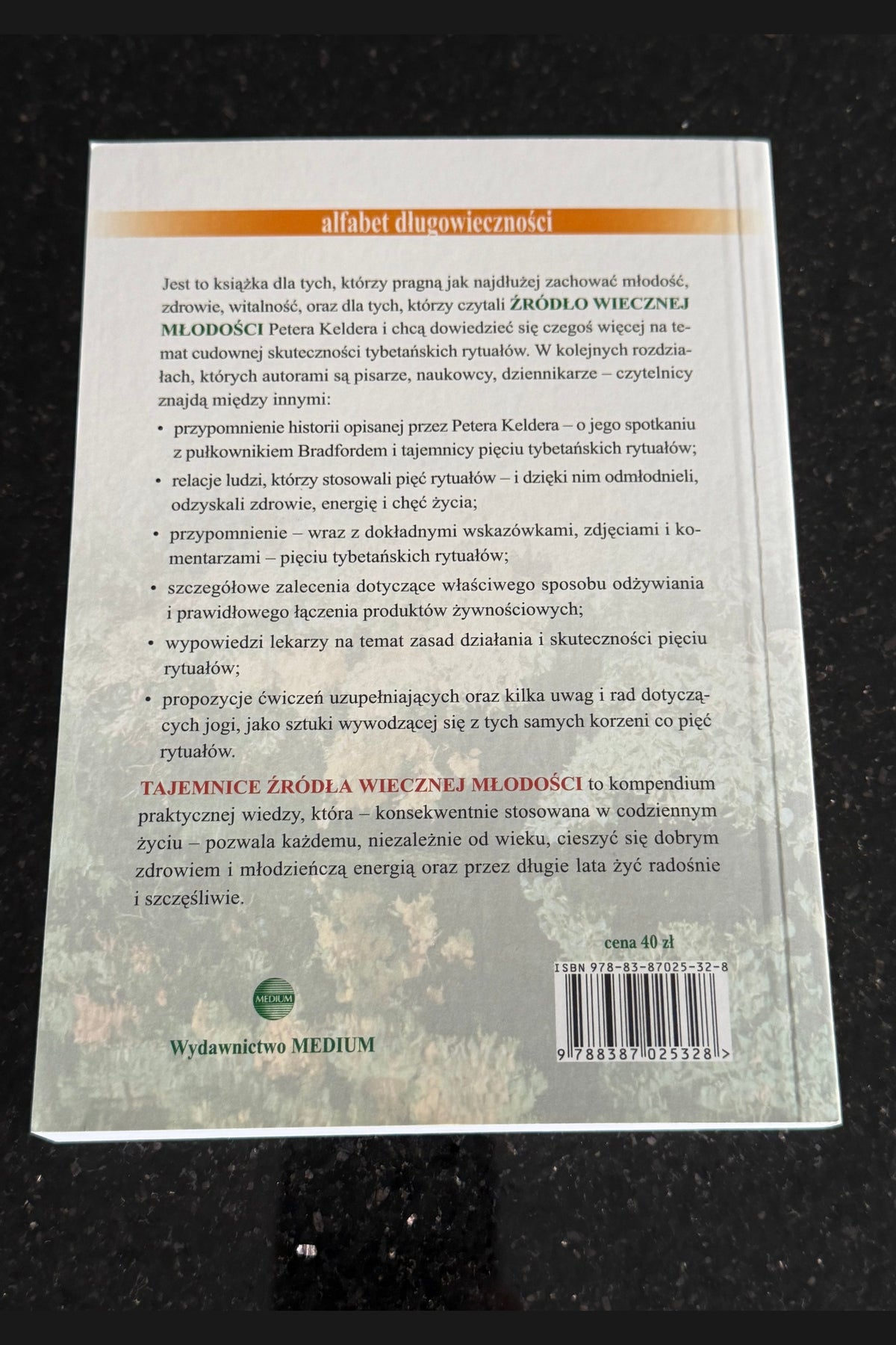 🇵🇱Polish Book - Tajemnice Zrodla Wiecznej Mlodosci - Praktyczne Wskazowki do ksiazki P Keldera
