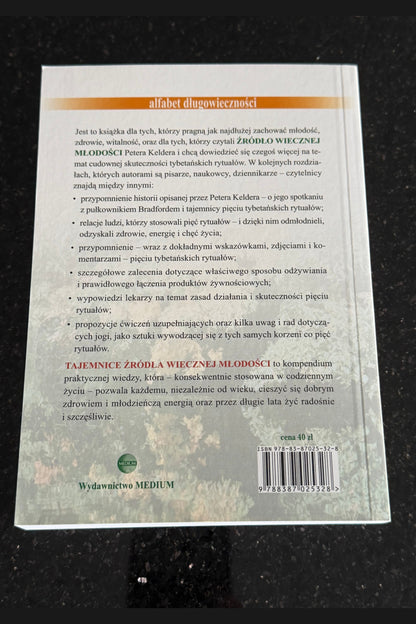 🇵🇱Polish Book - Tajemnice Zrodla Wiecznej Mlodosci - Praktyczne Wskazowki do ksiazki P Keldera