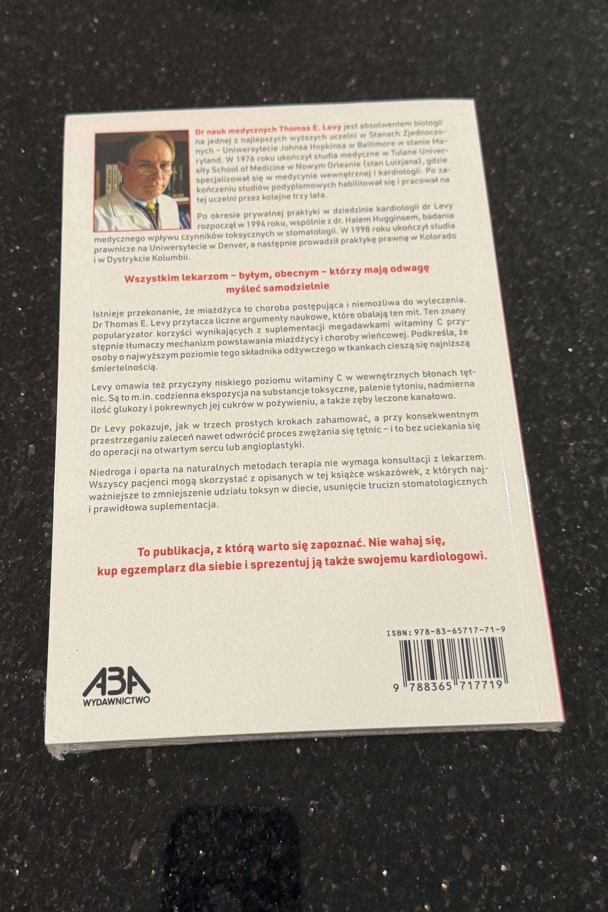 🇵🇱Polish Book - Thomas E.Levy - Miazdzyca Miażdżyca jest odwracalna