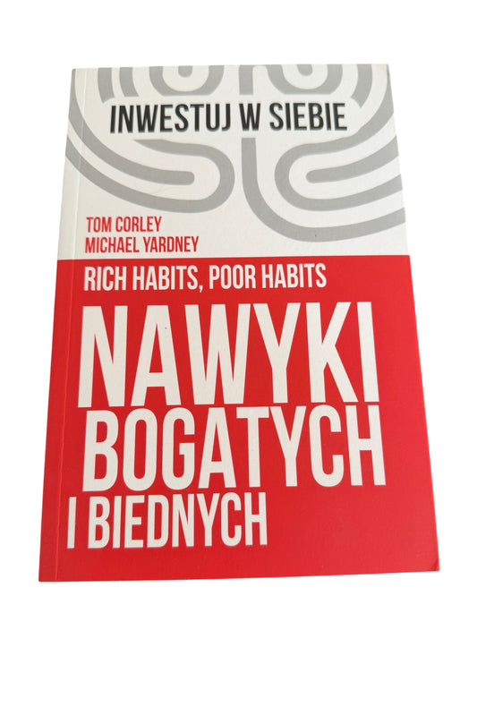 🇵🇱Polish Book - Tom Corley M.Yardney - Nawyki Bogatych i Biednych