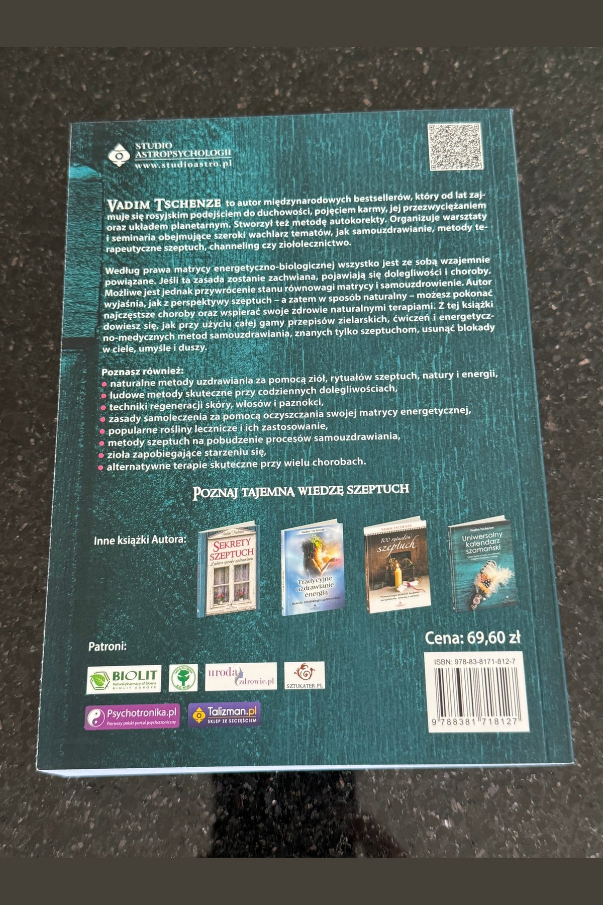 Polish 🇵🇱 Book - Vadim Tschenze - Sekrety Szeptuch w samouzdrawianiu