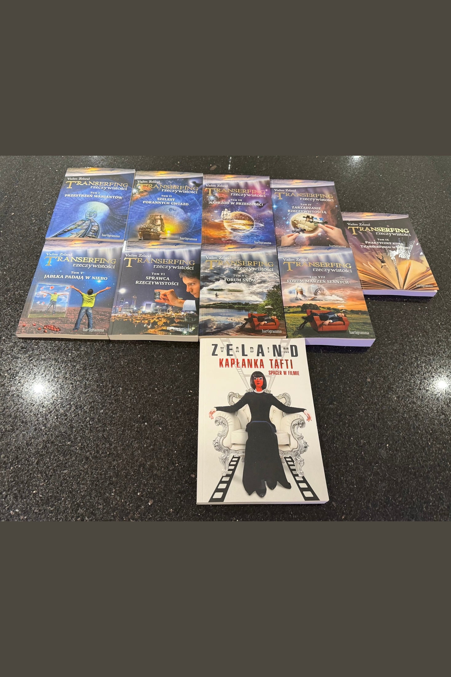 🇵🇱 Polish Book - Vadim Zeland - Transerfing rzeczywistości Full Set I-IX Unikat