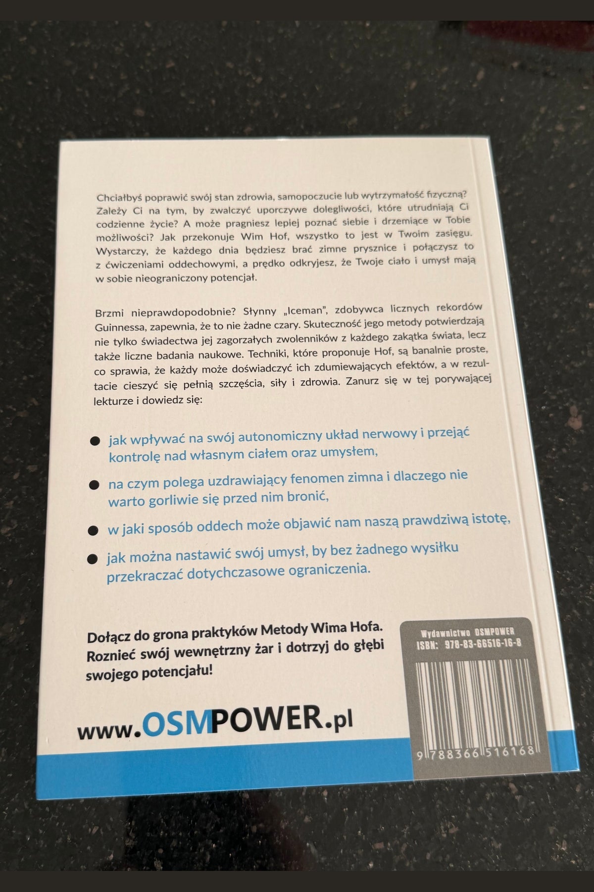 🇵🇱Polish Book - Wim Hof - Metoda Wima Hofa