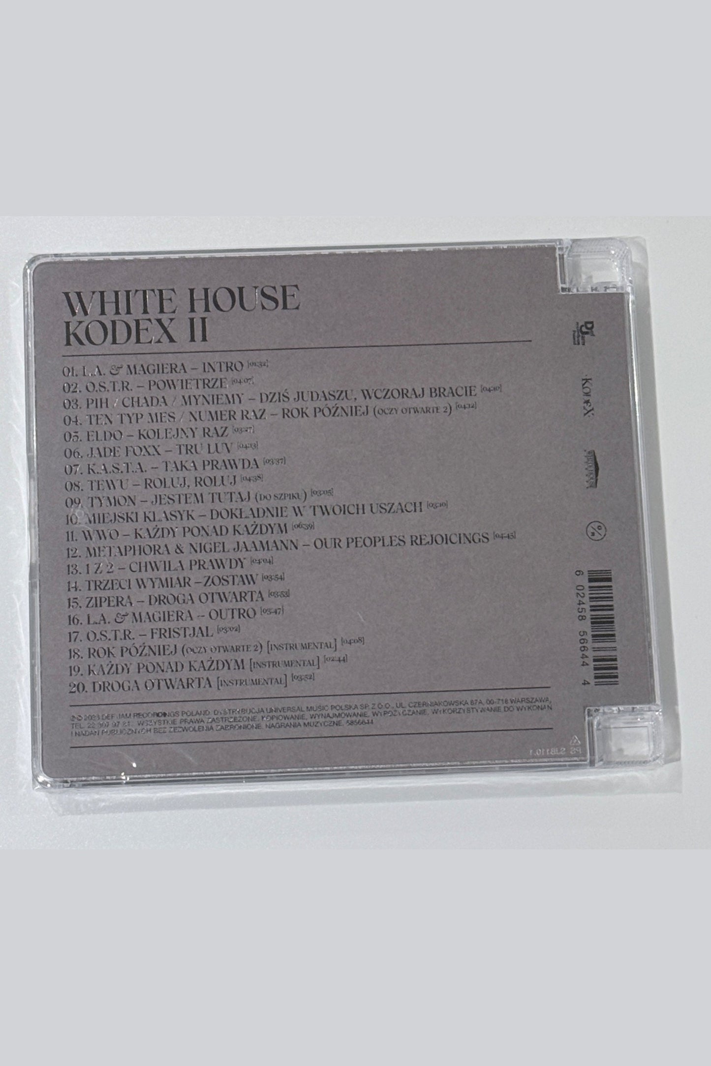 🇵🇱Polish CD - White House - Kodex II: Proces 2023