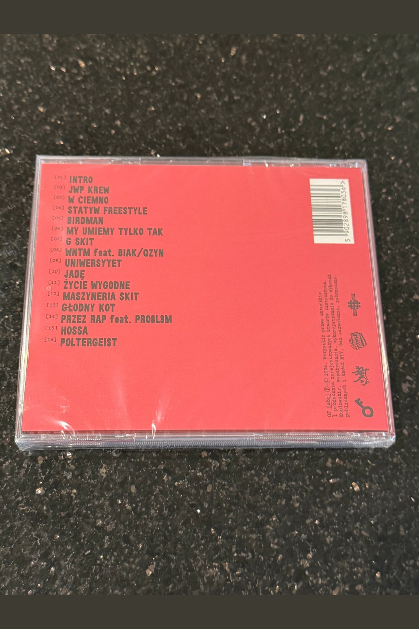 🇵🇱Polish Hip Hop CD - JWP/BC Bez Cenzury - Krew 2026 Polski Hip Hop Rap