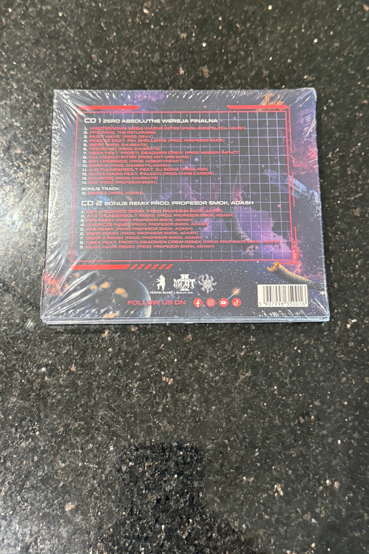 🇵🇱Polish Hip Hop - Slon Słoń - Zero Absolutne 2026 Wersja Bonus 2CD Polski Hip Hop Rap