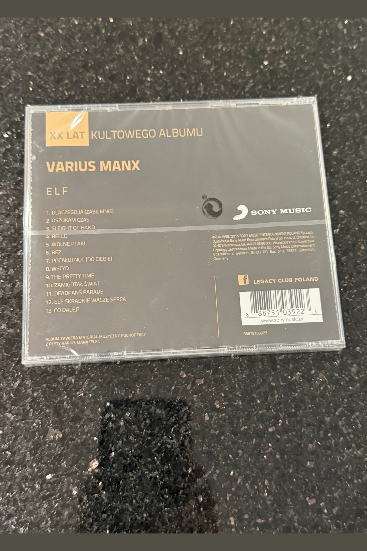 🇵🇱Polish Music CD - Varius Manx - ELF XX Lecie Polska Muzyka