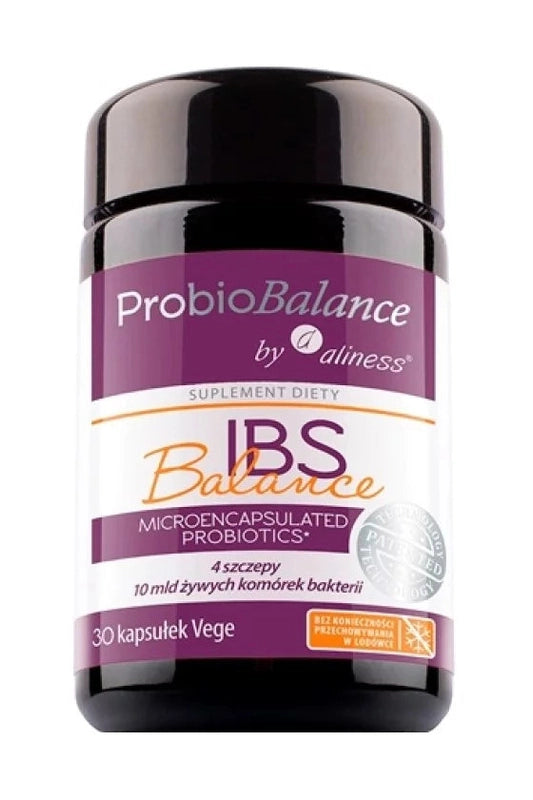 ProbioBalance IBS Balance Mikroenkapsułowane Probiotyki 30 kapsułek – ProbioBalance IBS Balance Microencapsulated Probiotics 30 Vege Capsules