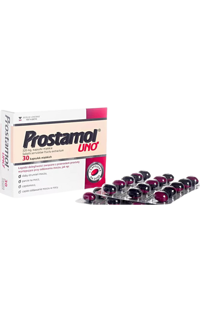 Prostamol Uno 320 mg, 60 kapsułek miękkich – Prostamol Uno 320 mg, 60 Soft Capsules
