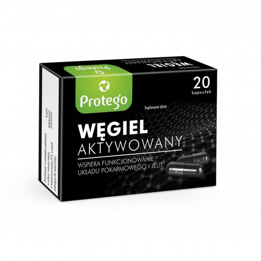 Protego Wegiel Activated Carbon - 20 Capsules