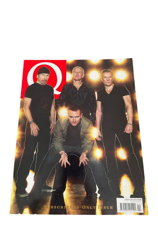 Q MAGAZINE ISSUE# 271 - FEBRUARY 2009 U2 JAMIE CULLUM GLASVEGAS SEASICK STEVE