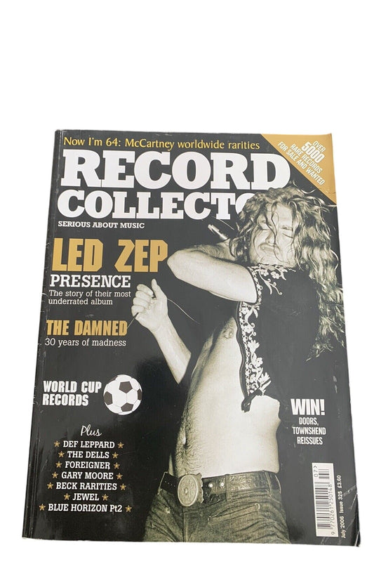 RECORD COLLECTOR MAGAZINE ~ JULY 2006 ISSUE: 325 LED ZEP THE DAMNED DEF LEPPARD