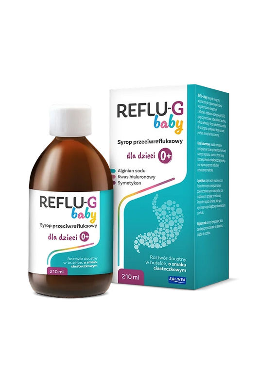REFLU-G Baby Syrop przeciwrefluksowy dla dzieci 0+ 210ml – REFLU-G Baby Anti-Reflux Syrup for Children 0+ 210ml