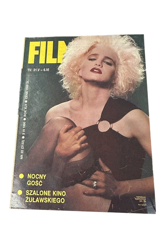 Raffaella Baracchi Cover Polish Magazine Film 1990