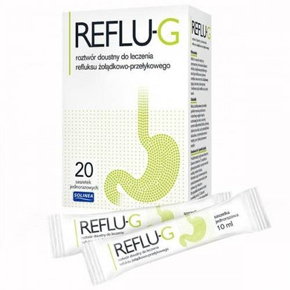 REFLU-G Sachets Acidity and Reflux - 20 Sachets