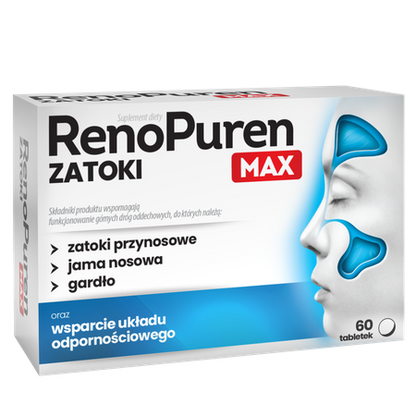 RenoPuren Zatoki MAX - 60 Tablets