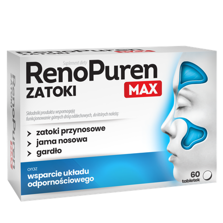 RenoPuren Zatoki MAX - 60 Tablets