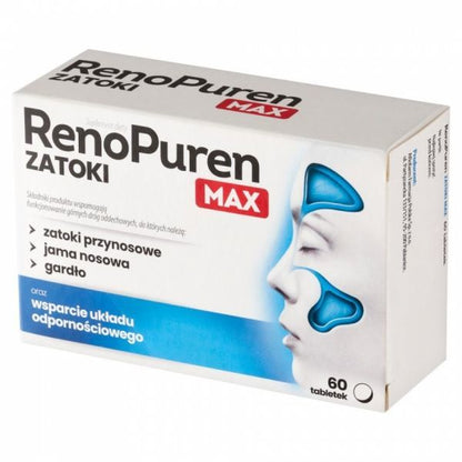 RenoPuren Zatoki MAX - 60 Tablets