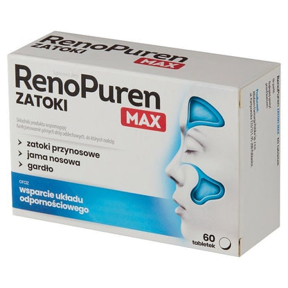 RenoPuren Zatoki MAX - 60 Tablets