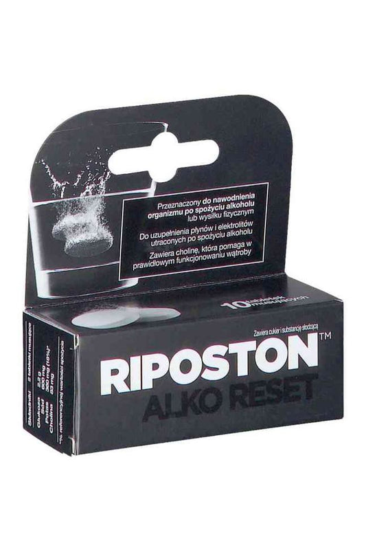 Riposton Alko Reset 40g 10 x 4g – Riposton Alko Reset Hydration & Electrolyte Supplement 40g 10 x 4g