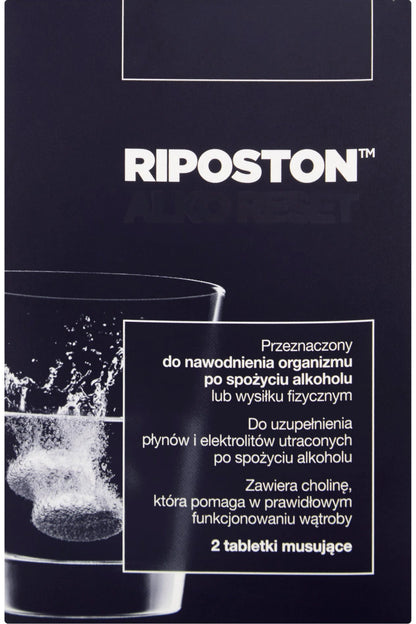Riposton Alko Reset 40g 10 x 4g – Riposton Alko Reset Hydration & Electrolyte Supplement 40g 10 x 4g
