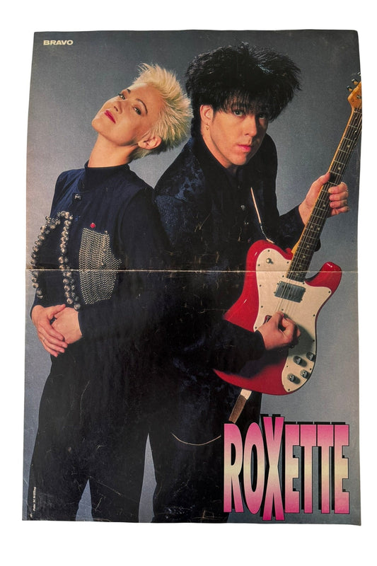 Roxette Medium Sized Old School Poster - RARE