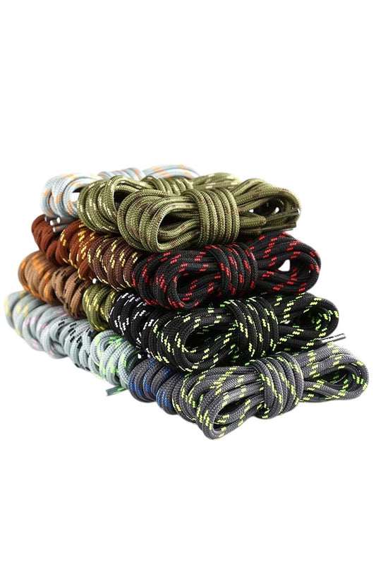 Shoe/Boot Laces round 4mm Strong for Hiking/Work/Casual