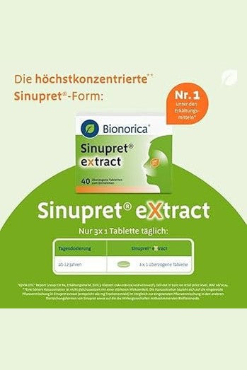 Sinupret extract - 20 Tablets