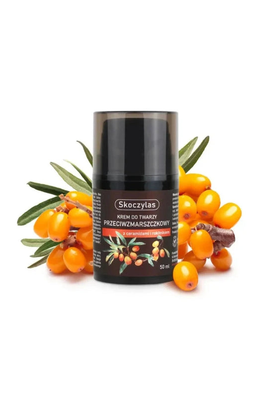 Skoczylas Anti-Wrinkle Face Cream with Ceramides & Sea Buckthorn – 50ml
