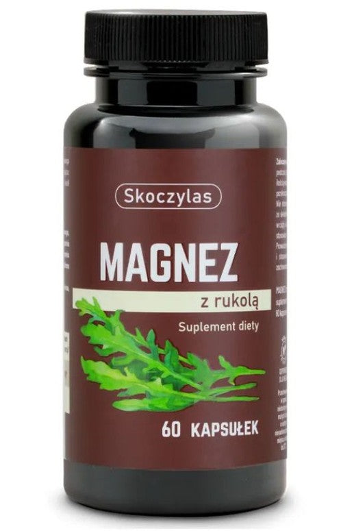 Skoczylas Magnez z Rukolą 60 Kapsułek – Skoczylas Magnesium with Rocket 60 Capsules