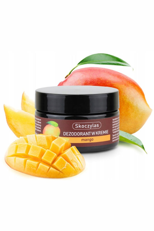 Skoczylas Natural Cream Deodorant – Mango – Aluminium-Free with Shea, Mango & Avocado – 60ml